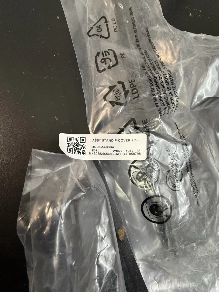 NEW SAMSUNG OEM QN50Q60DAF TV STAND FEET LEGS QN50Q60DAFXZA BN96-54830A - Image 3 of 4