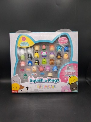 Squish a Longs by Original Squishmallows Series 1 Includes 25 Figures and 1 Ring