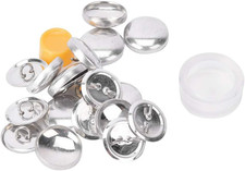 20MM Cover Button Kit round Fabric Covered Button with Flat Back
