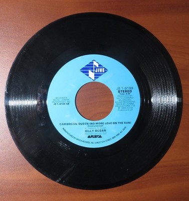Billy Ocean, Caribbean Queen / Caribbean Queen (Instramental), 45 RPM, EX