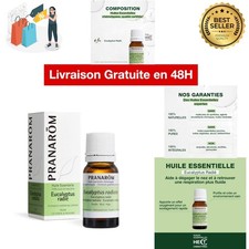 Pranarôm Huile Essentielle Eucalyptus Radié Bio HECT 10 ml