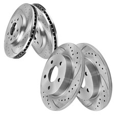 Front and Rear Brake Rotors for 2011 2012 2013 Chevrolet Impala, 2014 2015