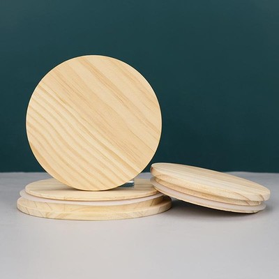 Wooden Lid with Silicone Seal for Glass Jar Candle Container Cover