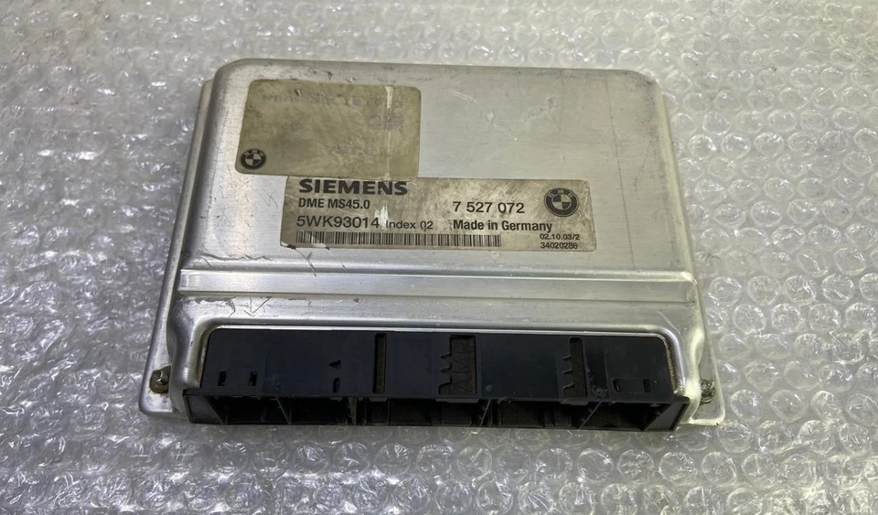 OEM BMW 5 SER 530i E60 E61 SEDAN X3 MÓDULO DE CONTROL DEL MOTOR ECU SOLO DME 7527072 Foto 3 de 4