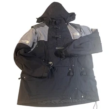 The North Face Steep Tech Jacket Black Grey Ski Snowboard Mens XXXL 3X