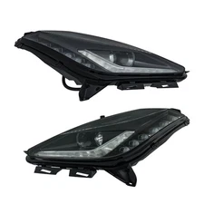 Headlight Assy For 2014-2019 Chevrolet Corvette Left+Right Side HID W/Ballast