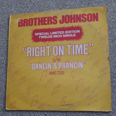 The Brothers Johnson - Right On Time / Dancin' & Prancin' 12'' Vinyl 45rpm A&M 