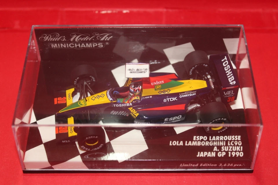 1/43 Espo Larrousse Lola Lamborghini LC90 (1990) - #30 A. Suzuki - MINICHAMPS - Immagine 2 di 3