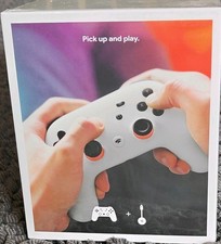 Google Stadia Premiere Edition White Controll...