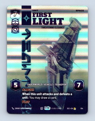 First Light - Threatening Elegance (Prestige Foil) - Secrets of Power (SEC)