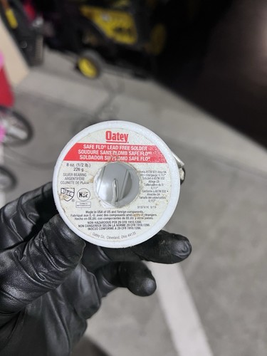 Oatey Safe-Flo 29024 Lead Free Silver Plumbing Solder 8 oz .117โ