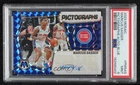 2023 Mosaic Pictographs Blue Prizm 10/49 Marcus Sasser PSA 9 MINT Rookie Auto RC
