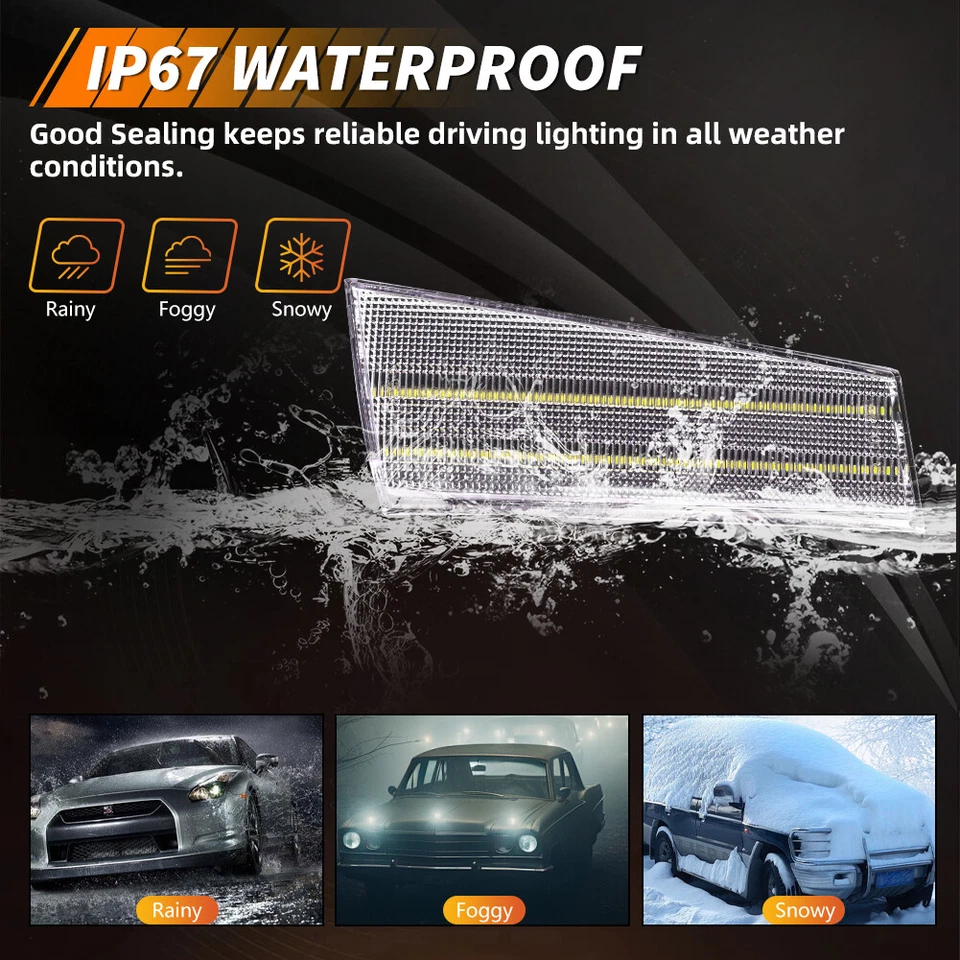 2X Luces LED Delanteras Laterales Blancas Transparentes Para 78-79 Malibu El Camino Caballero Foto 4 de 4