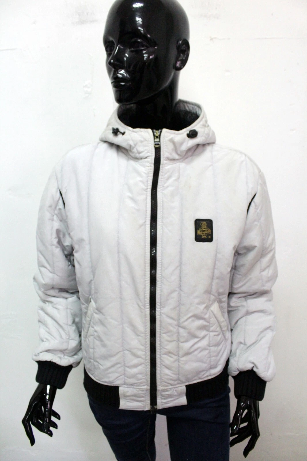 Refrigiwear Woman Jacket Size L Gray Coat Logo
