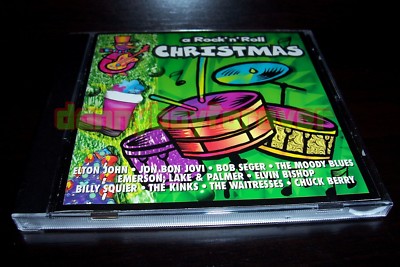A Rock n Roll Christmas Music CD John Bon Jovi Kinks Bob Seger Moody Blues etc
