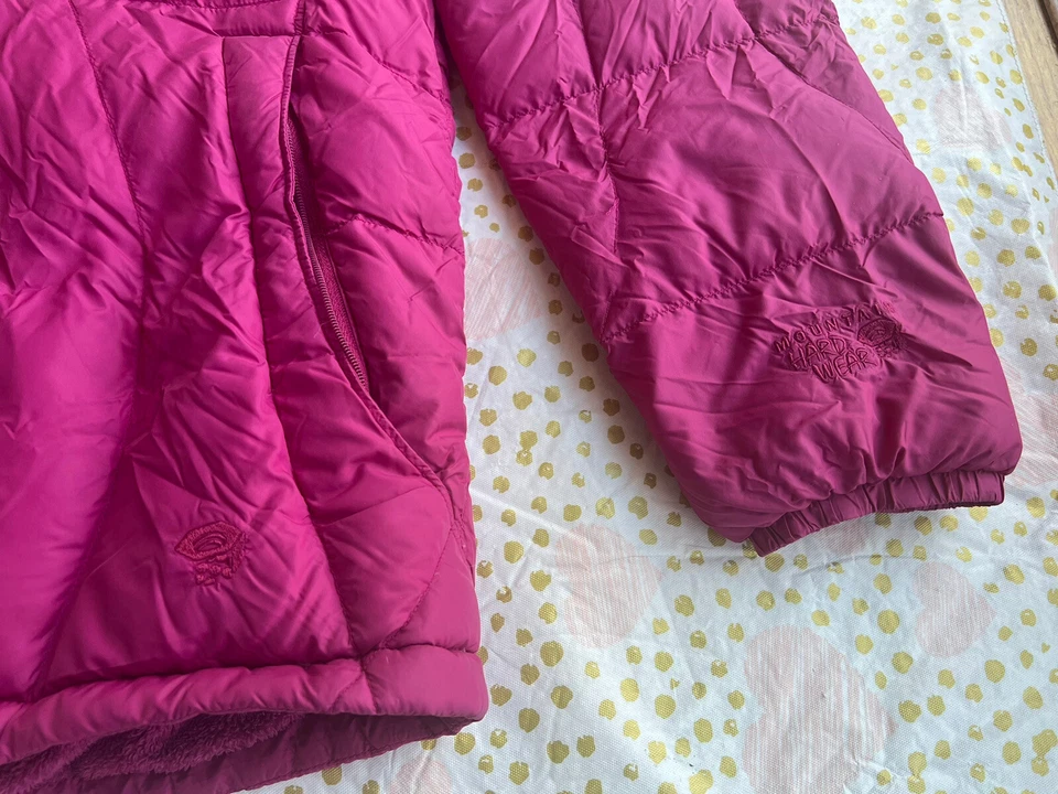 Chaqueta acolchada Mountain Hardwear juvenil talla L plumón aislante - rosa Foto 3 de 4