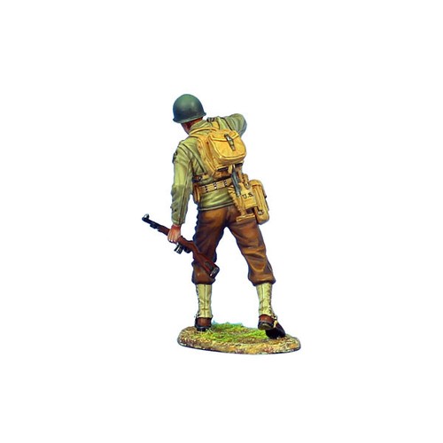 NOR046 US 4th ID Private Pulling Grenade Pin with M1 Carbine by First Legion - Picture 3 of 3