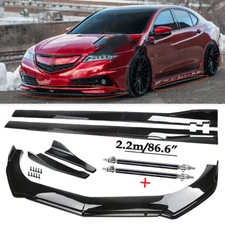 For Acura TLX 2015-2017 Front Bumper Lip Spoiler Chin Splitter Body Kits  T