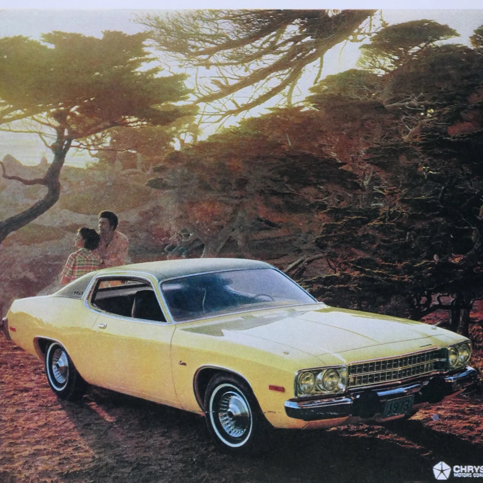 Plymouth Satellite Sebring 1973 de colección construido para ser visto anuncio impreso original Foto 3 de 4