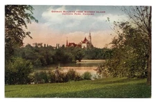 Antique Postcard German Building Jackson Park Chicago Illinois IL VO Hammon 2211