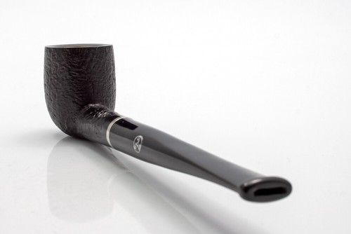 NEW !! RATTRAY'S MARY 163 ELEGANT BILLIARD 9MM BRIAR PIPE / SANDBLASTED pfeife - Picture 2 of 4