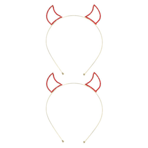 Devils Ears Rhinestone Headband for Kids Halloween Party - Bild 1 von 12