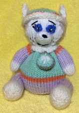 KNITTING PATTERN - Everest inspired choc orange cover / 16 cms Paw Patrol toy