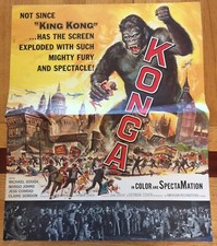 1961 Konga Orignal Movie Pressbook