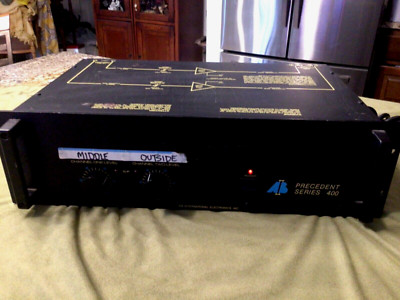 AB International Precedents Amplifier Series 400 Vtg 2-Channel