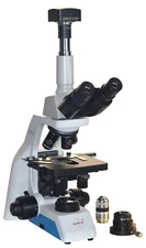 Premium Darkfield Live Blood Microscope Infinity Optic 100x Iris 25MP Camera