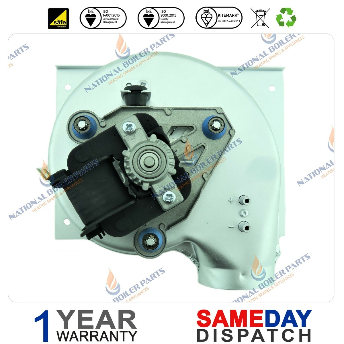 Fan Assembly Worcester 28i Rsf Combi Worcester 8716120415 Pump