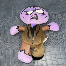 Rhode Island Novelty Drooling Purple Zombie 11” Plush Halloween Desk Decor Cute