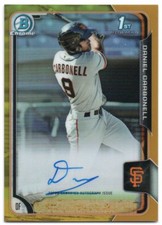 2015 Bowman Chrome Prospect Autographs Gold Refractors Rookie RC Auto 14/50