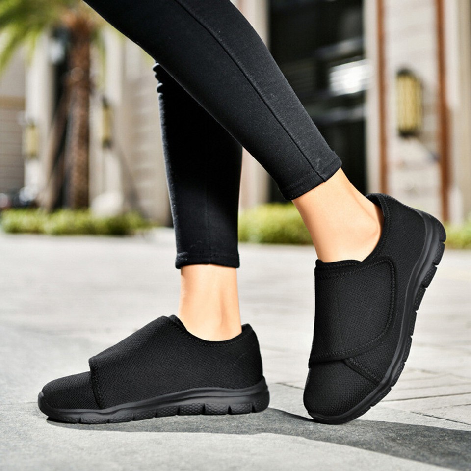 Men Women Diabetic Shoes Adjustable Closure Edema Shoes for Elderly
