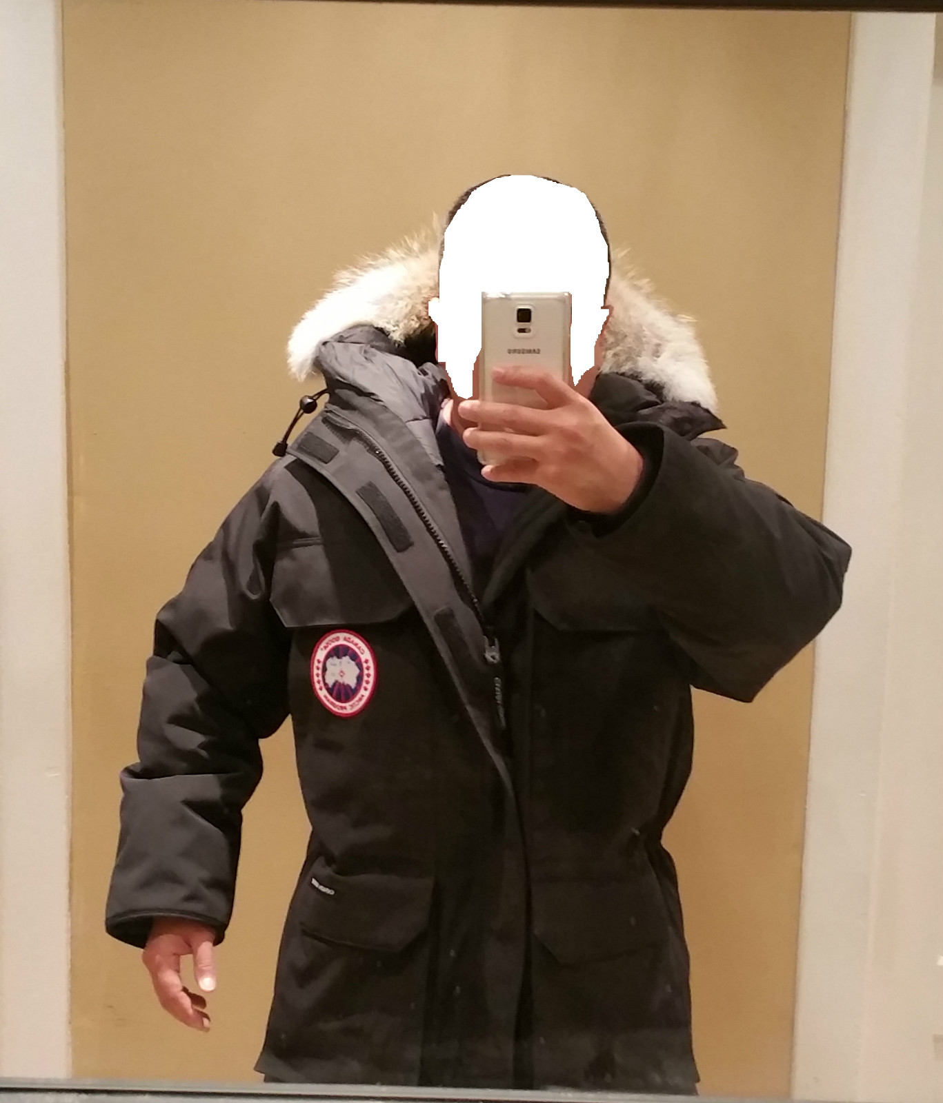 NEW "RED LABEL" EDITION "BLACK" CANADA GOOSE EXPEDITION MEDIUM FITS LG-XL PARKA