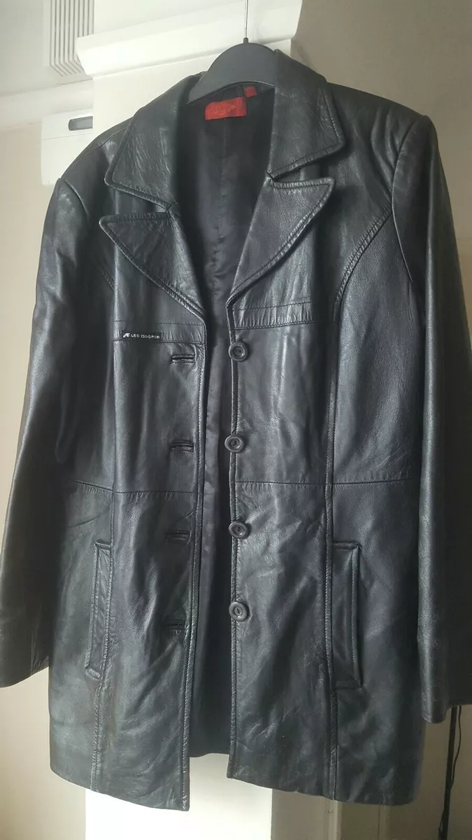 Lee cooper pu biker jacket deals ladies