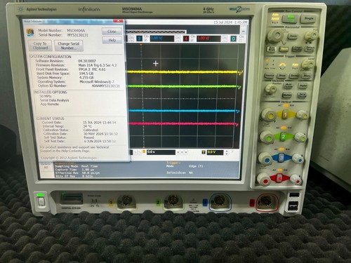 Agilent Mixed Signal Oscilloscope MSO9404A (4GHz, 4CH) - Picture 2 of 6