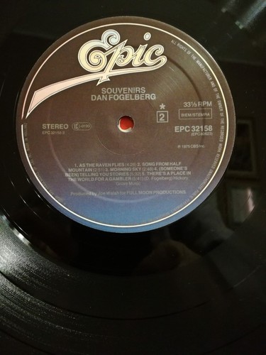 DAN FOGELBERG-SOUVENIRS -nuovo MAI vinile 33 giri 1975 G.NASH JOE WALSH G.FREY - Foto 11 di 11