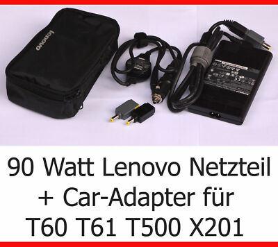 NETZTEIL CARADAPTER LENOVO 41R0139 IBM THINKPAD T60 T61 T500 X60 X61 X201 CAR-5 