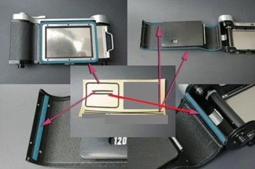 【1 sets with INSTRUCTION】Precut Light Seal Kit Mamiya Press 6x7/6x9 Film holder - Picture 2 of 2