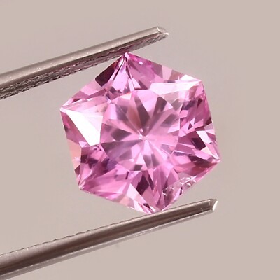 AAA Feine Qualität Natürlich Ceylon Rosa Saphir Loose Hexagon Edelstein Schnitt