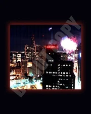 Detroit Hudson's Department Store During Fireworks Woodward Street 8x10 Photo