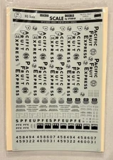 MICROSCALE HO DECAL-PACIFIC FRUIT EXPRESS/PFE MECHANICAL REEFERS - #87-17
