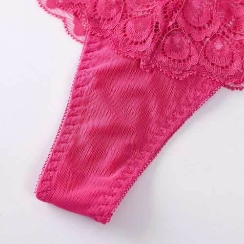 5 Pack Lot Sexy Womens Full Lace Panties Thong G string High Leg Underwear Brief - Picture 20 of 28