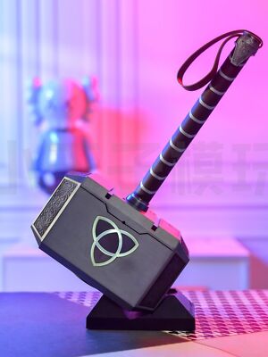 1:1 Marvel Legends Avengers Thor Mjolnir Hammer Full Metal LED