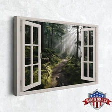 The Light Between Trees Wall Art, Canvas Print for Home Decor, Wall Decor Poster