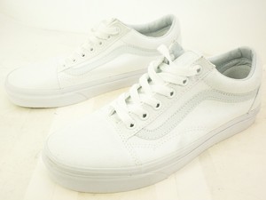 vans canvas old skool true white