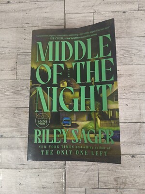  Middle of the Night : A Novel by Riley Sager (2024,Trade Paperback)*Acceptable*