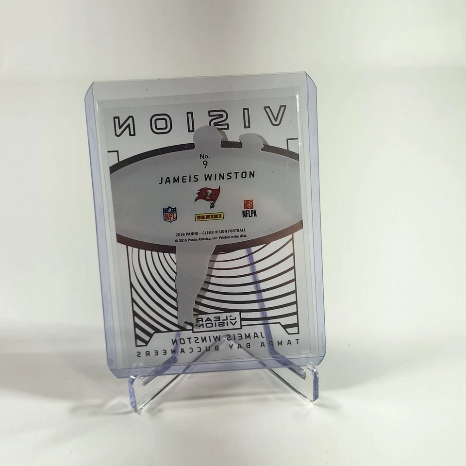 2016 Panini Clear Vision - Vision Blue #9 Jameis Winston /99 - Image 2 of 2