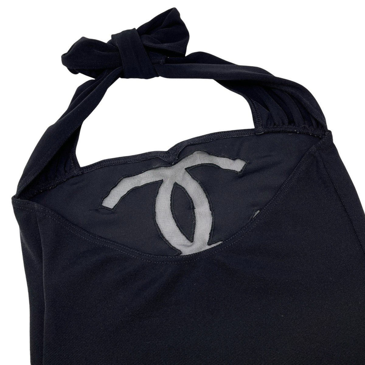 CHANEL ✨希少ビンテージ95P✨サイズ38スイムウエアー✨ CHANEL Vintage 01C Big CC Mark Logo Swimsuit #38 One-piece